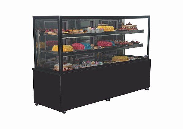 Vitrine Refrigerada 2,00m Linha modular Inox RF 304 S Frilux