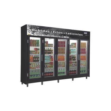 Expositor Vertical Visa Cooler Quadruplo 2300 Litros RF008 Frilux