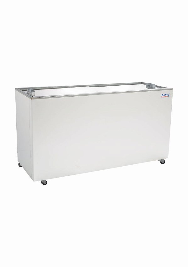 Conservador Horizontal Dupla Acao 510 L. Branca Tampa de Vidro RF - 108 Frilux