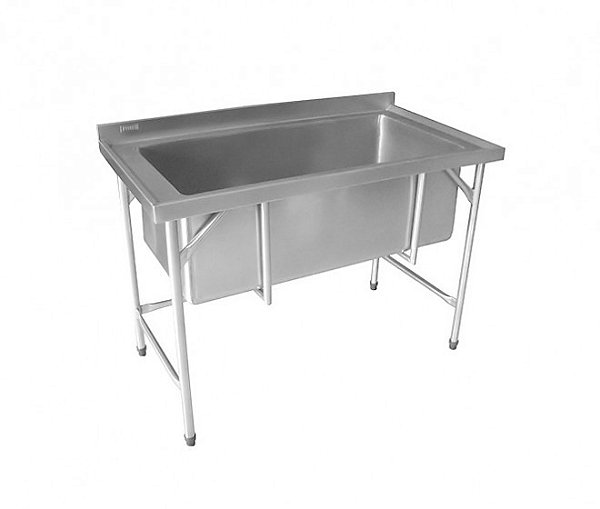 Tanque em Inox com Tampo 80x50x33cm