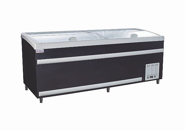 Ilha Modular Linha Suprema Conservador 2,10 m Vidro Curvo RF - 312 Frilux
