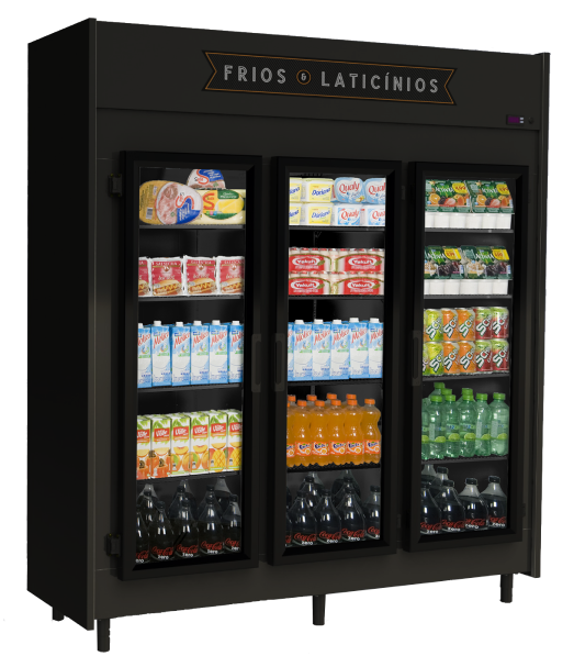 Auto Serviço 3 Portas 1.200 lts Black 220v Conservex