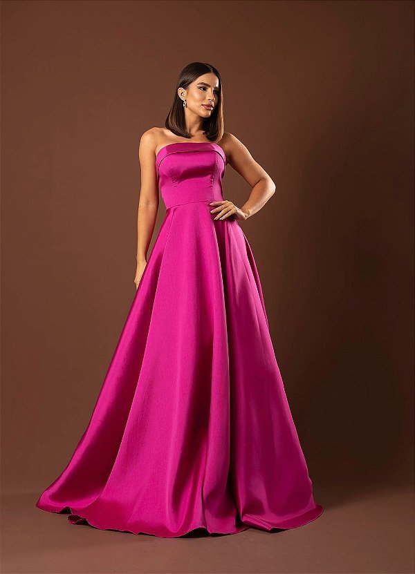 Vestido Maya fúcsia