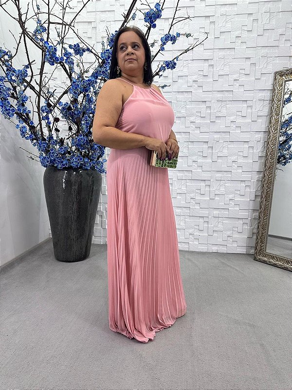 Vestido Lia rose + Clutch Brinde