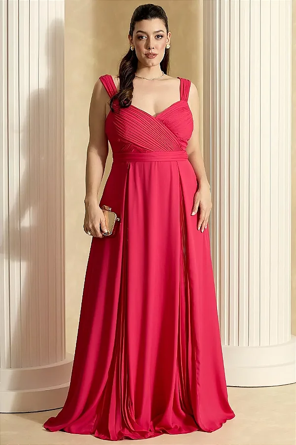 Vestido Lessa pink + Clutch Brinde