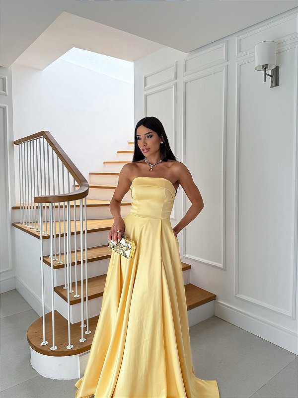 Vestido Amazonas amarelo