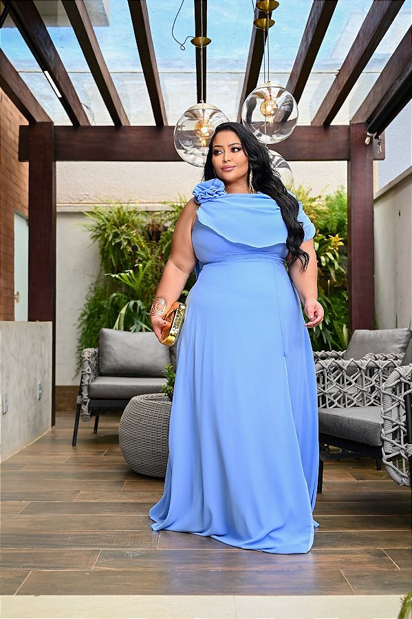 Vestido Mafalda azul serenity