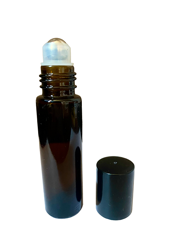 Frasco Vidro Ambar Roll On 10ml Premium