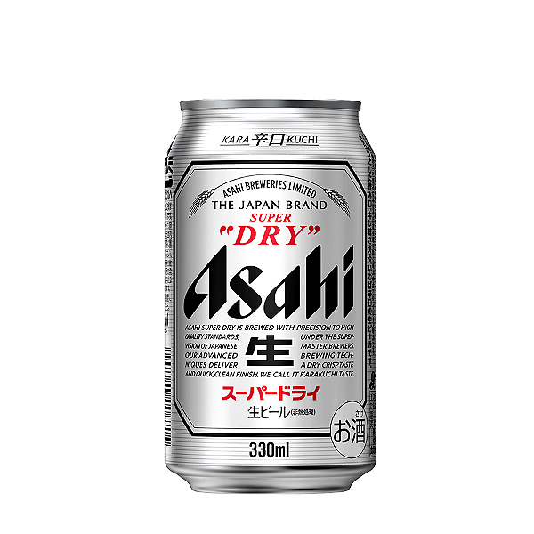 Cerveja Asahi Lata 330mL