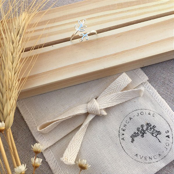 ANEL  AJUSTÁVEL FOLHAS