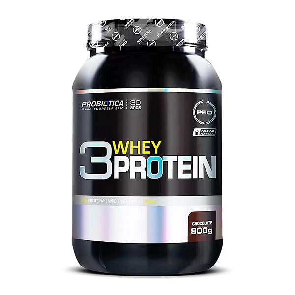 3 WHEY PROTEIN 900g - PROBIOTICA
