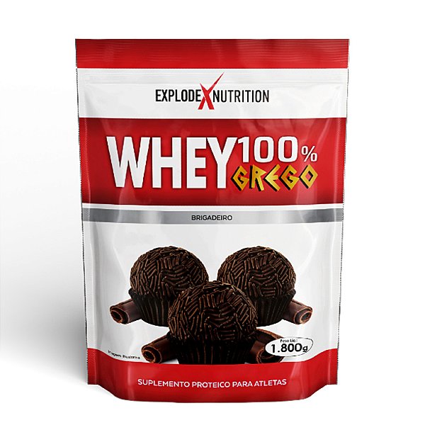 WHEY 100% CREAN EXPLODE X NUTRITION 1.800g REFIL