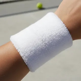 Munhequeira Atoalhada Branca Algodão