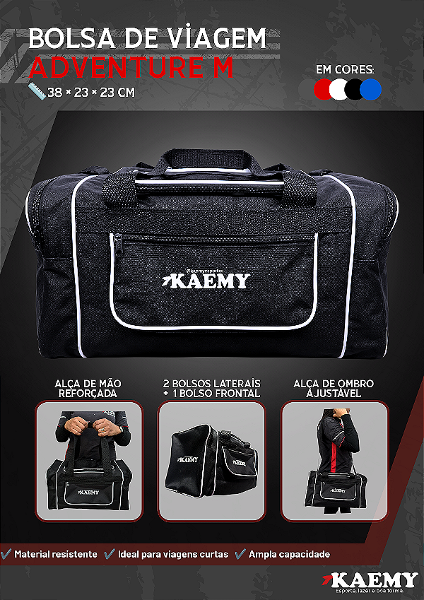 Bolsa de Viagem Adventure Kaemy M