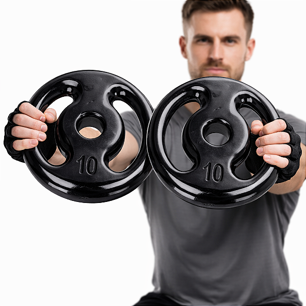 Anilha Emborrachada 10 kg Kaemy