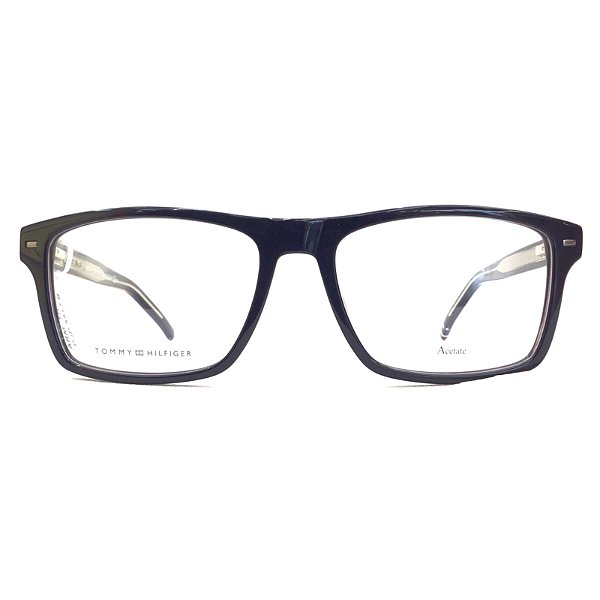 Óculos de Grau Masculino Tommy Azul Marinho - Ótica Bubo Bubo