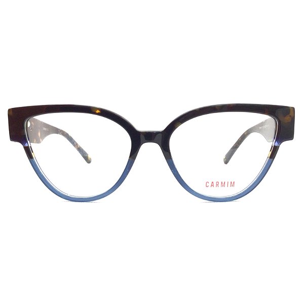 Óculos de Grau Feminino Gatinho Azul com Tartaruga