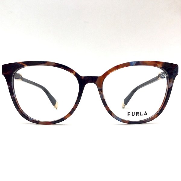 Óculos Furla VFU832 0P61 em Acetato