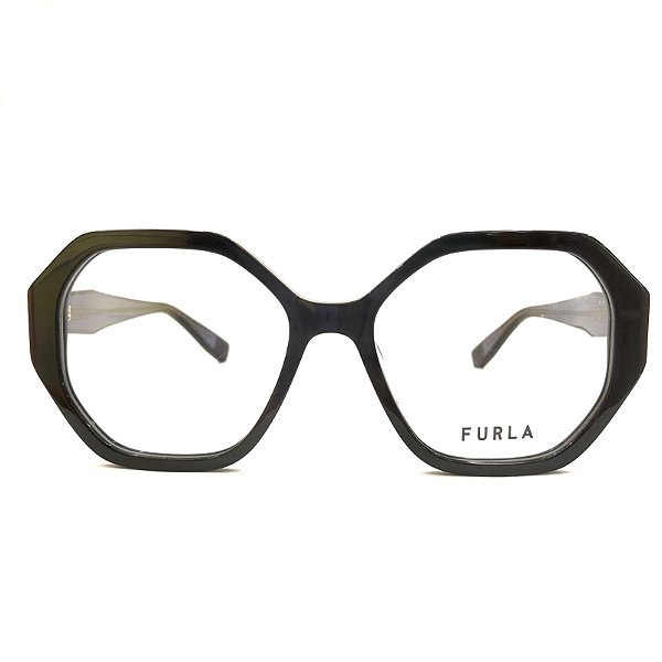 Óculos Furla VFU829 0700 em Acetato