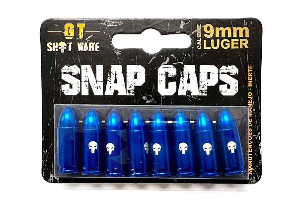 Snap Cap 9mm Metálica Azul