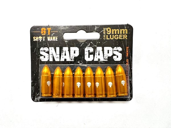 Snap Cap 9mm Metálica Laranjada