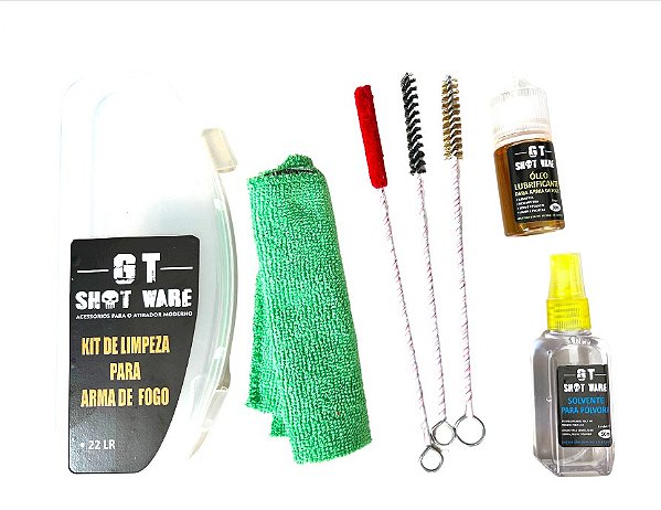 Kit de Limpeza para Armas de Fogo - Calibre 22 LR