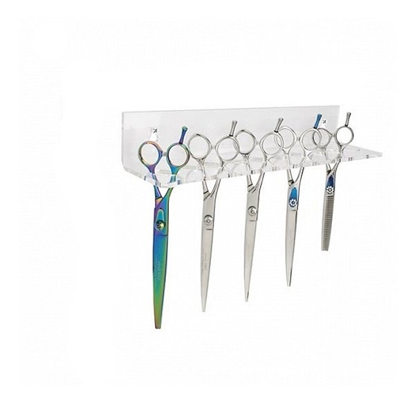Porta Tesouras Para Petshop Barbearia Suporte De Parede