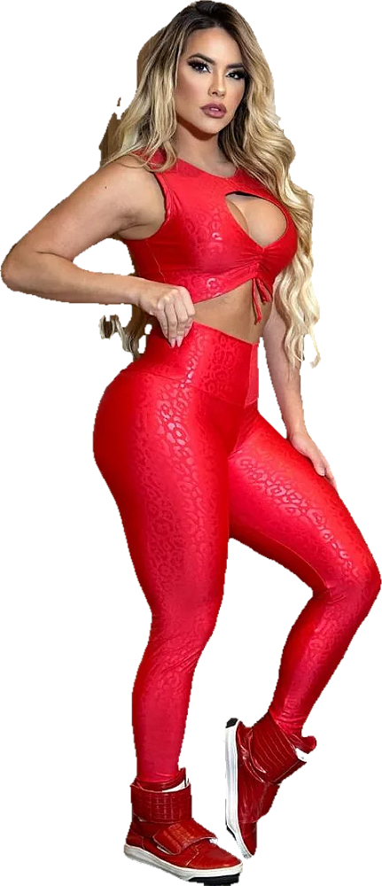 CONJUNTO ONÇA BRILHO