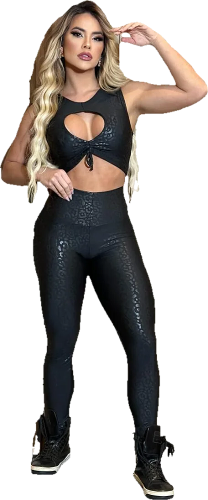 CONJUNTO ONÇA BRILHO