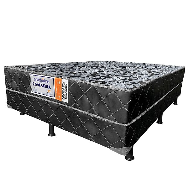 CAMA BOX Casal Conjugada - preto
