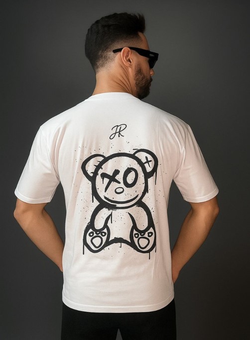 CAMISETA OFF WHITE OVERSIZED BEAR X
