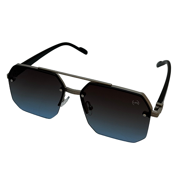Óculos de Sol Up! Luxury Preto com Lente Degradê | UV400