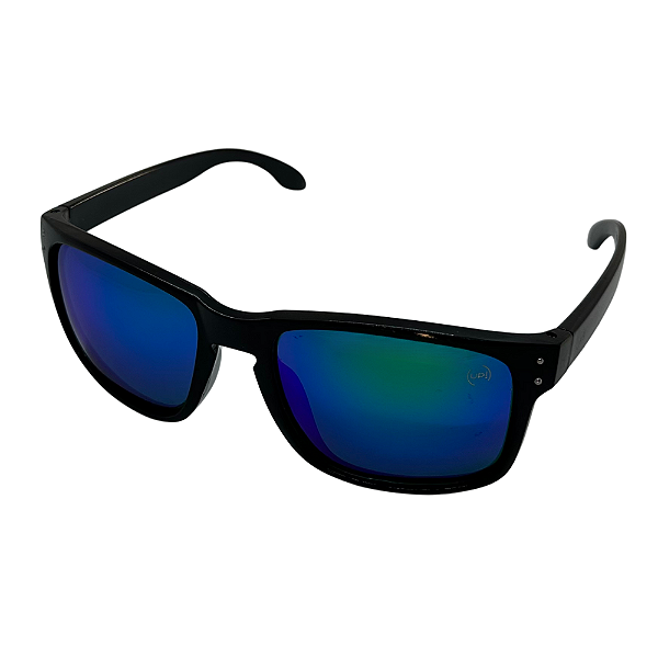 Óculos de Sol Up! Holbrook Blue Preto com Lente Espelhada G43 | UV400