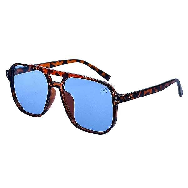 Óculos de Sol Up! Defender Animal Print com Lente Azul | UV400 Unissex