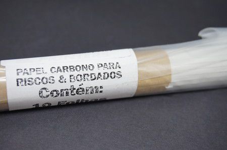 Papel carbono branco para tecido