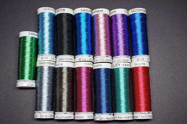 Linhas Gutermann Metalizadas