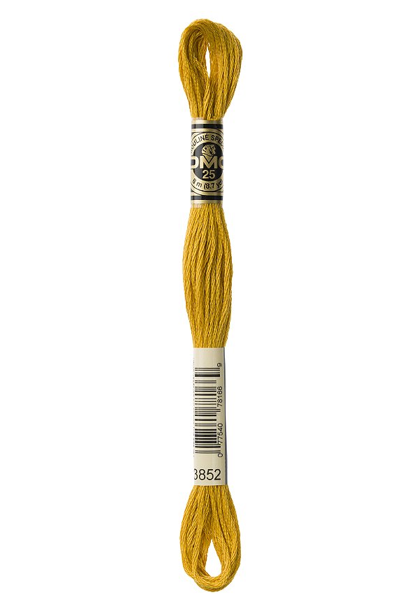 As 120 cores mais vendidas da Linha DMC Mouliné - cor 3852