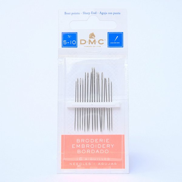 Kit de Agulhas de Bordado DMC 5 a 10