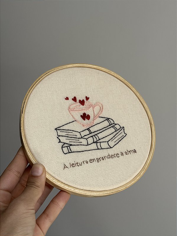 Kit para Bordar "Xícara"