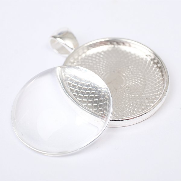 Base de Vidro para Pingente Redondo