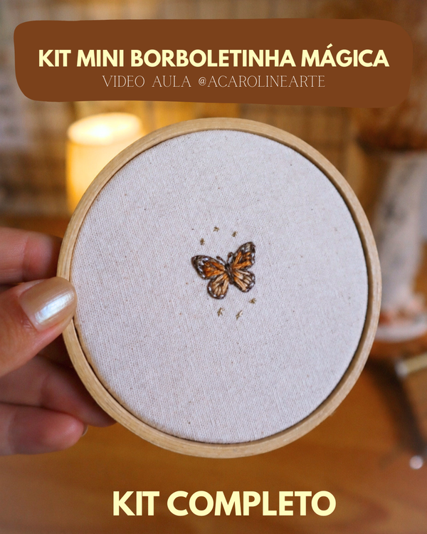 Kit Mini Borboletinha - Completo @acarolinearte