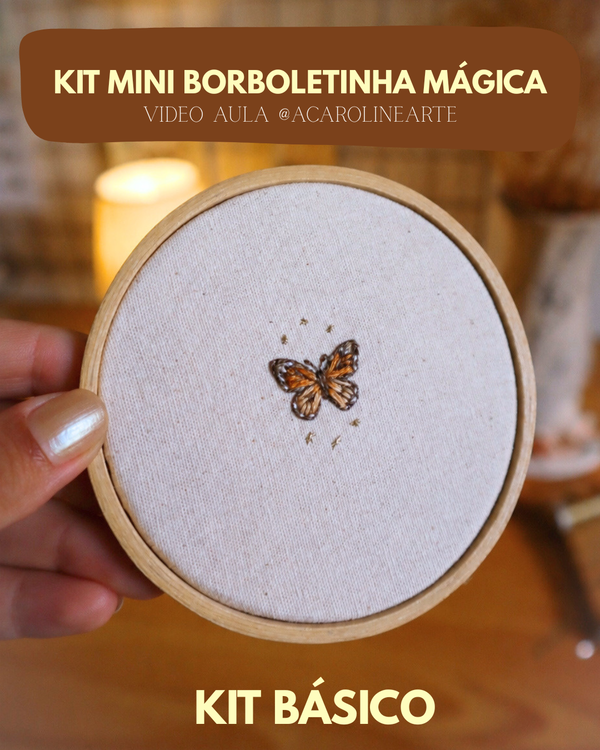 Kit Mini Borboletinha - Básico @acarolinearte