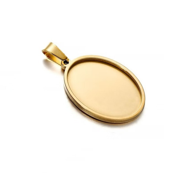 Pingente Dourado Clássico para colar simples