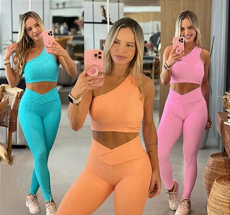 Conjunto Egito Cancun Texturizado Neon Vibes Zero Transparência