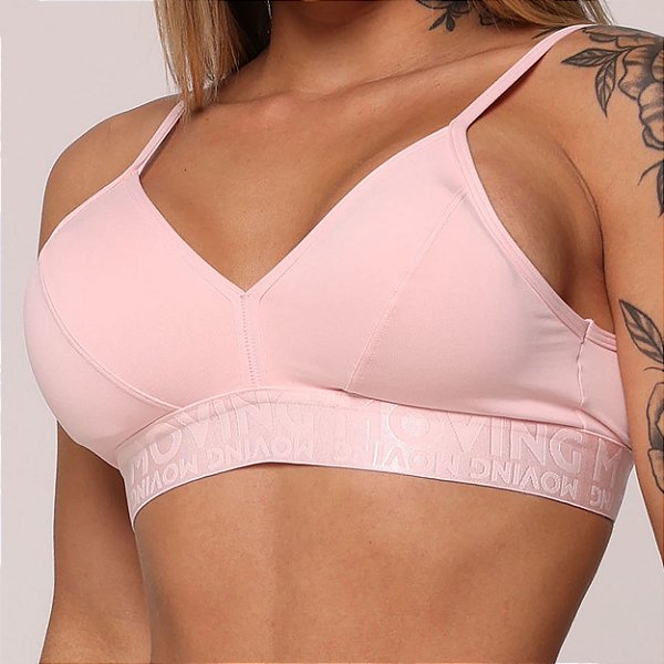 Top Milano Elástico X - Rosa Bebe