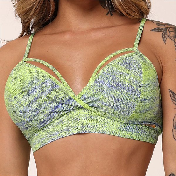 Top Strappys - Estampa Jeans Cool