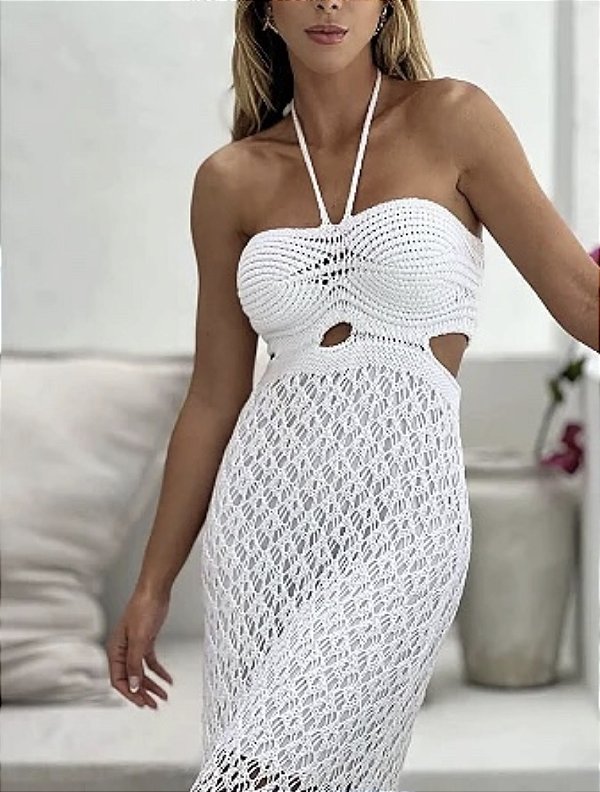 Vestido Tricot Longo Dunas - varias cores