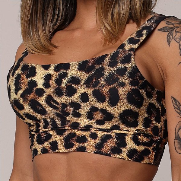 Top Faixa - Estampa Onça