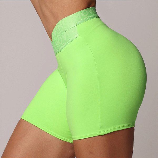 Shorts Elástico X - Verde Neon
