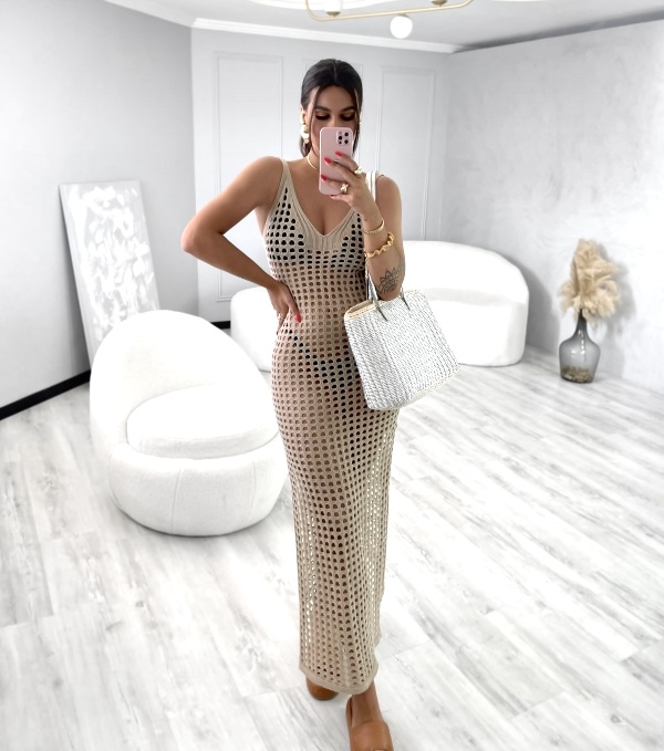 Vestido/ Saída de Praia em tricot